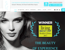Tablet Screenshot of lascolinasplasticsurgery.com